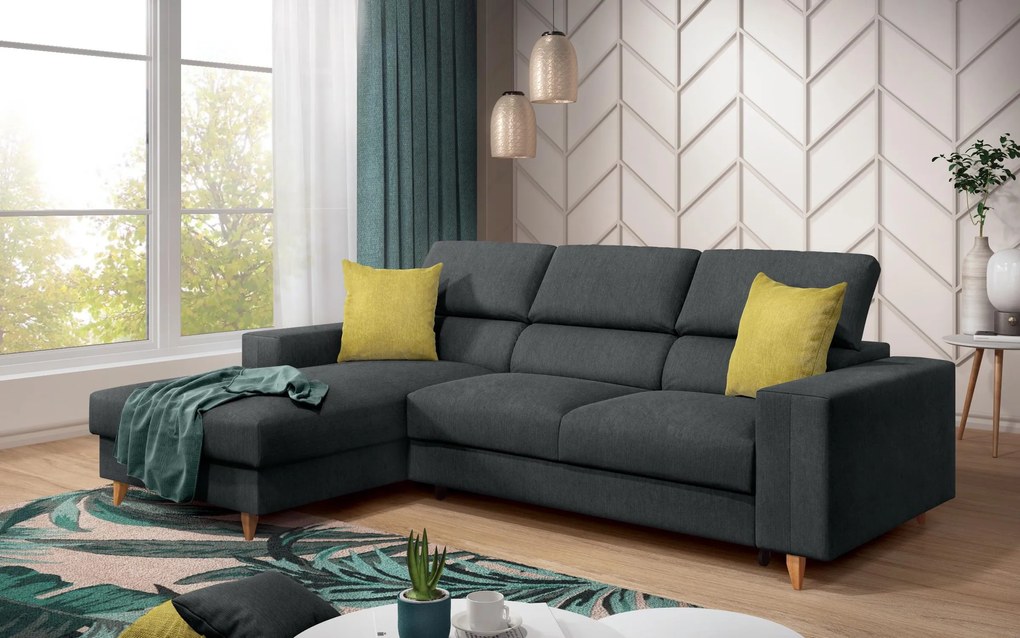 Разтегателен ъглов диван Авелино