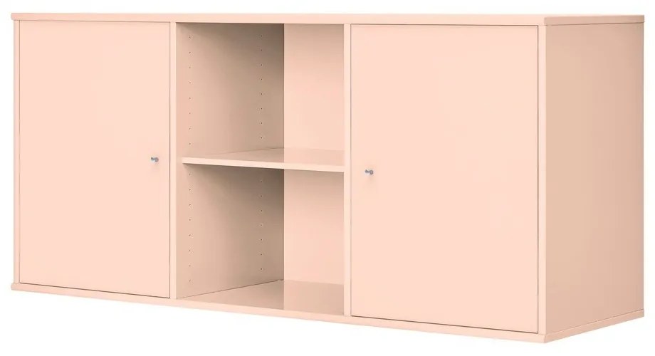 Светлорозов висящ скрин 133x61x42 cm Mistral – Hammel Furniture