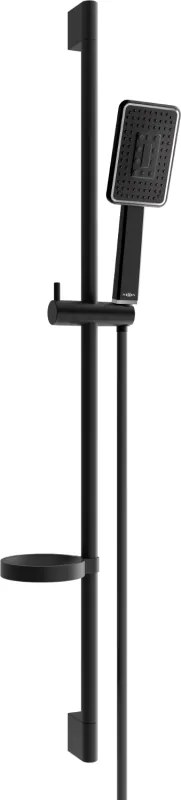 Mexen DS54 плъзгащ се душ комплект, черен - 785544583-71