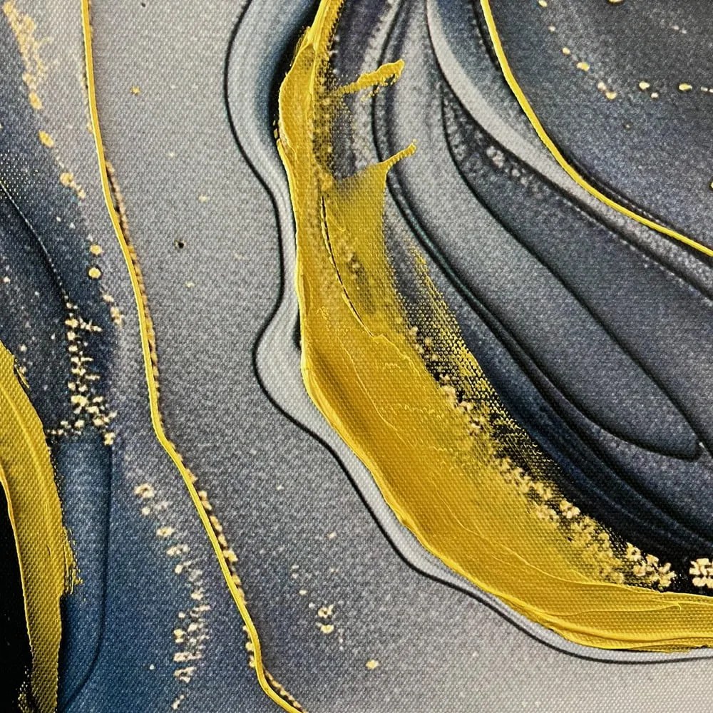 Картина с ръчно изрисувани елементи 70x100 cm Sky – Styler