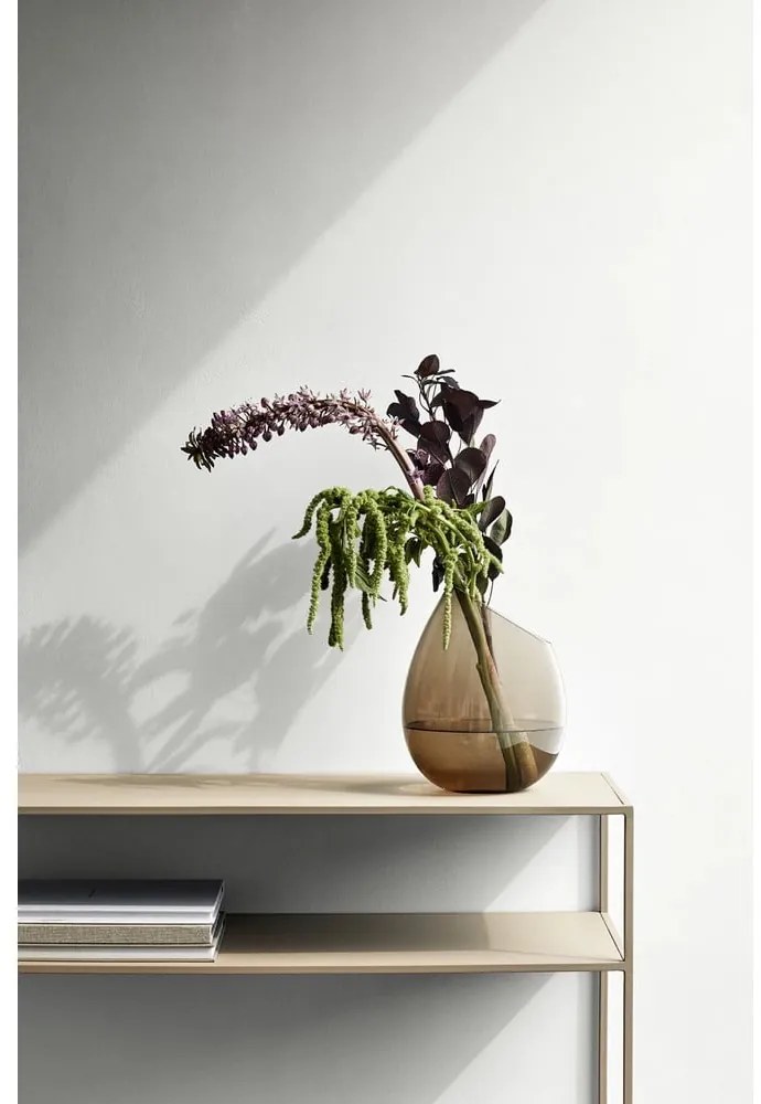 Бежова метална конзолна маса 35x85 cm Fera - Blomus