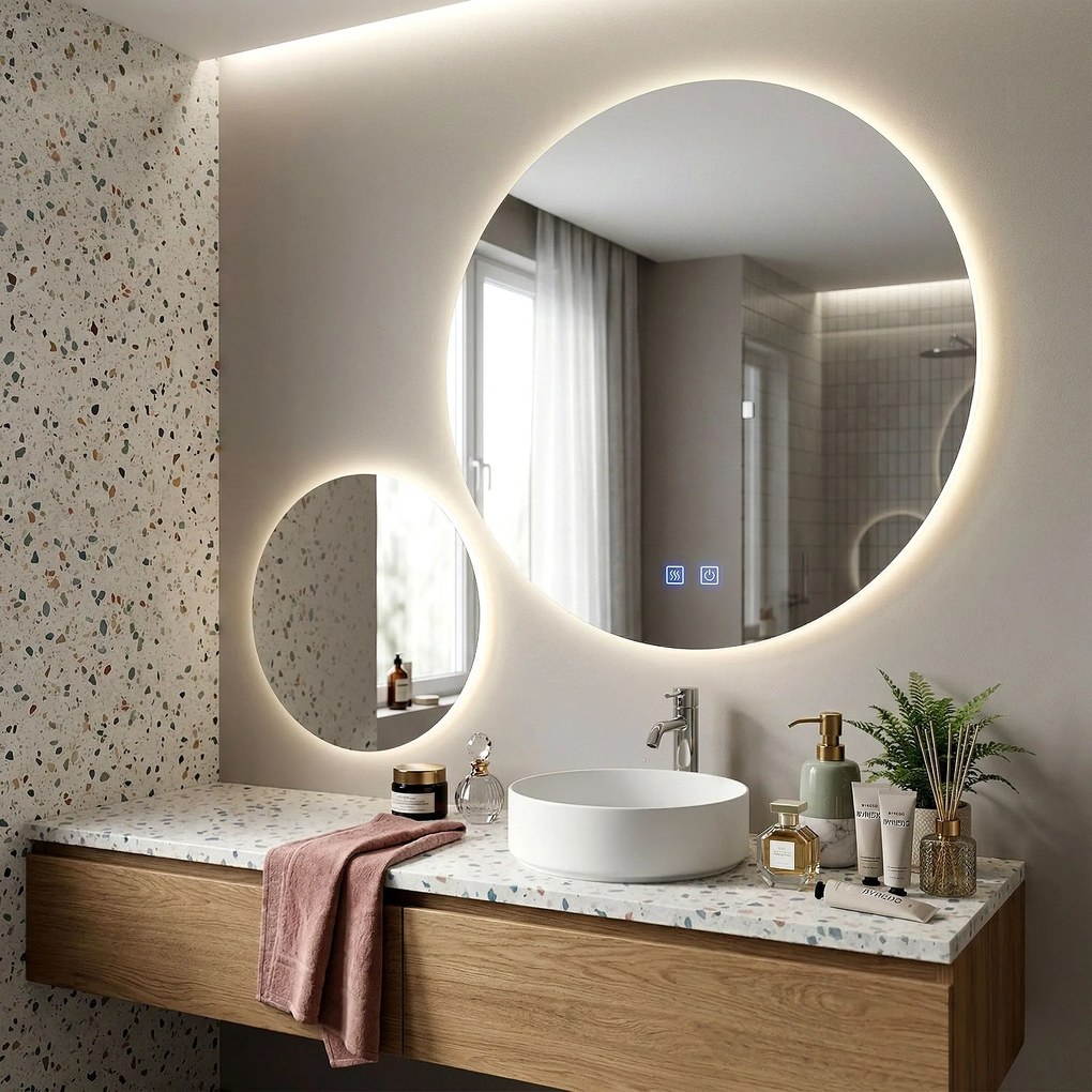 Огледало LED R-8040 80cm + 40cm