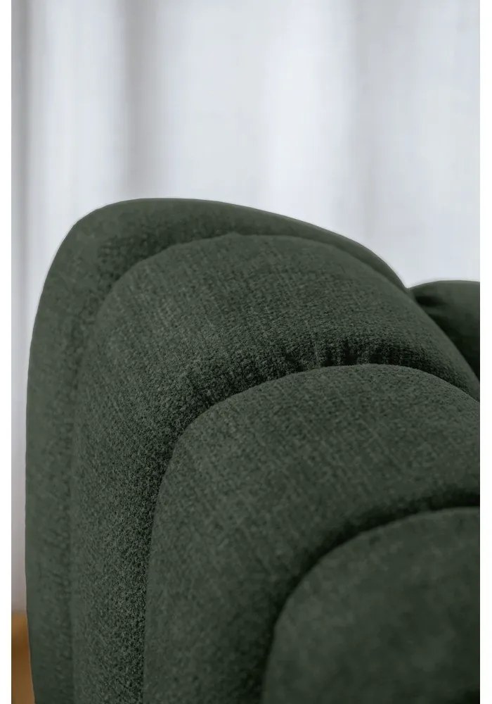 Тъмнозелен ъглов диван (десен ъгъл/L форма) Shell – Miuform