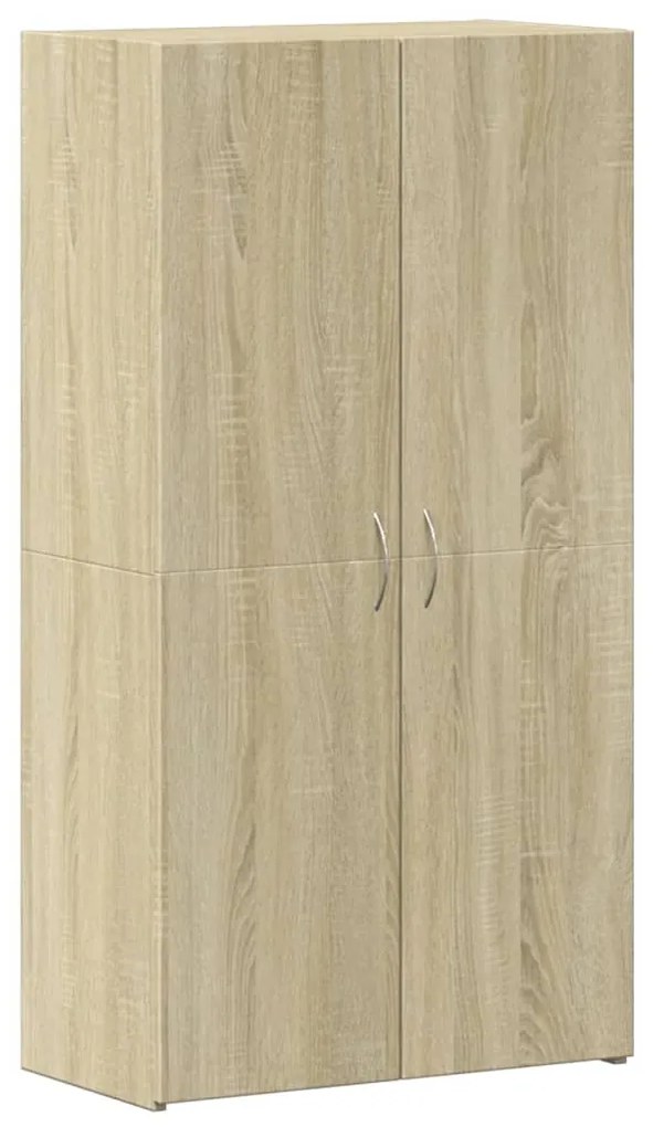 840774 vidaXL Шкаф за документи, сонома дъб, 60x32x115 см, инженерно дърво
