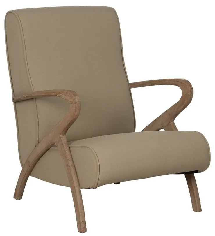 Бежово кресло Weave – Ixia