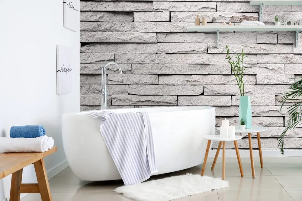 Самозалепващ фототапет – Елегантна каменна облицовка