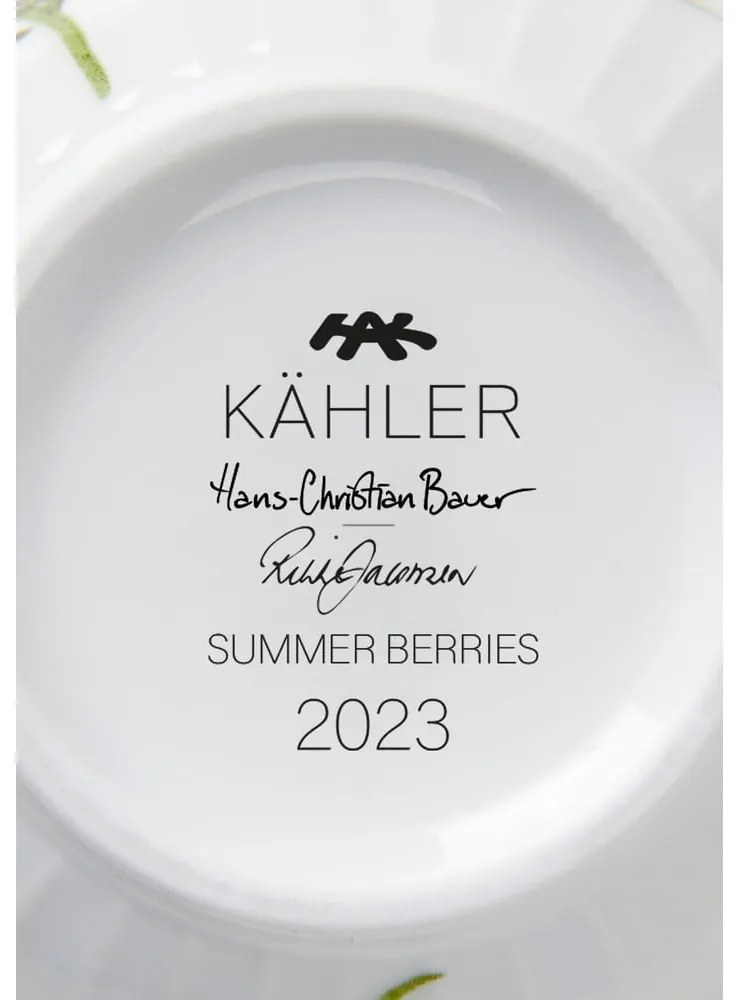 Бяла порцеланова чаша 330 ml Hammershøi Summer – Kähler Design