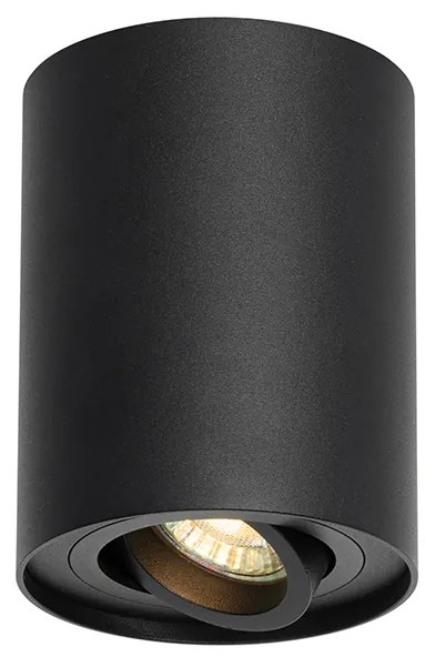 Интелигентен таванен прожектор черен регулируем с WiFi GU10 - Rondoo up