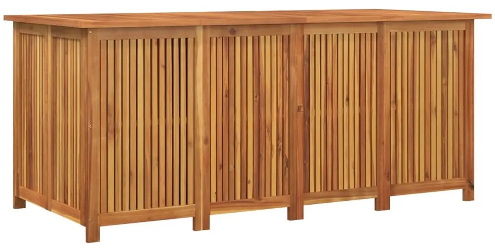 319708 vidaXL Градинска кутия за съхранение 175x80x75 см акациево дърво масив