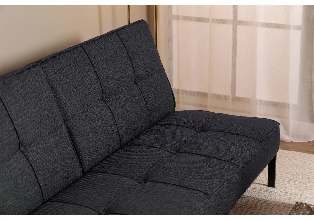 Тъмносив сгъваем диван 198 cm Perugia – Actona