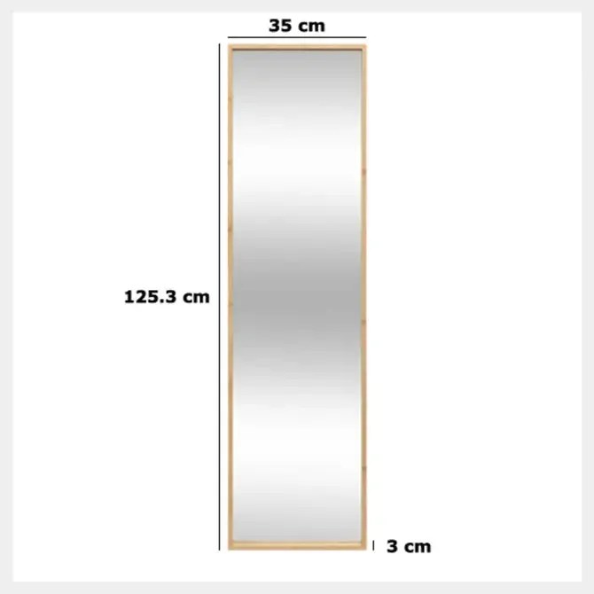 Огледало за баня 5five BAM, Висящо правоъгълно, 35x125 cm