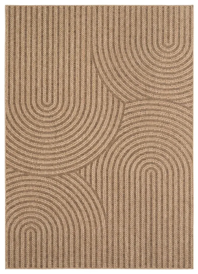 Кафяв килим за открито и закрито 160x230 cm Timber 1401 – Ayyildiz Carpets