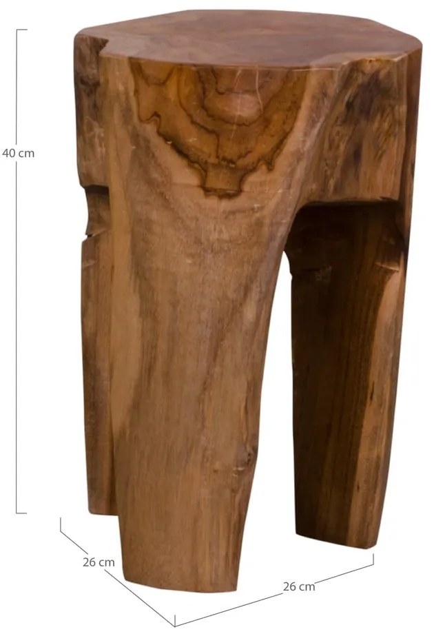 Кафява табуретка Rose - House Nordic