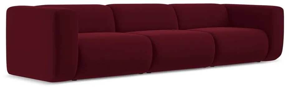 Бордо кадифен диван 319 cm Ekahi – Makamii