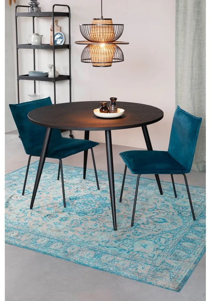 Кръгла маса за хранене от тиково дърво ø 110 cm Mo - White Label