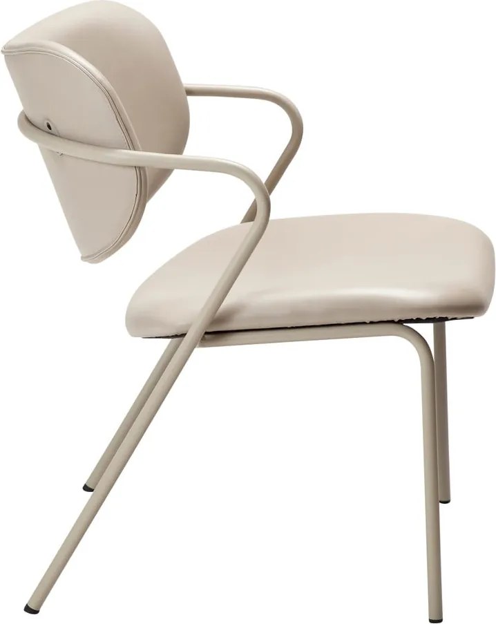 Бежов фотьойл от изкуствена кожа Zed - DAN-FORM Denmark