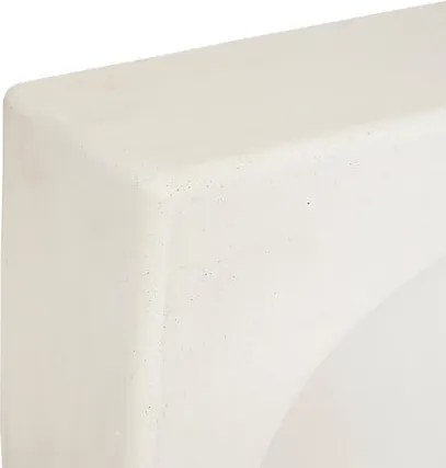 Органичен рафт за стена atmosphera Chesni, MDF, Бял, 79,5x18x122 см