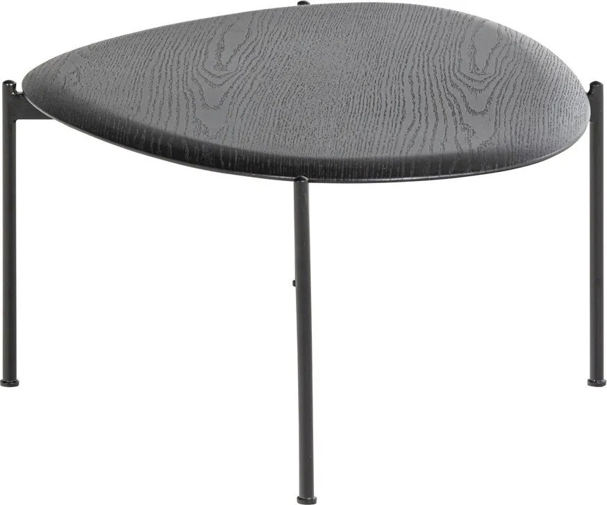 Черна масичка за кафе 67x92 cm Kota – WOOOD