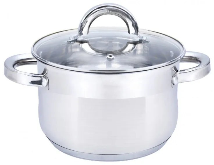 Тенджера с капак SAPIR SP 1210, Mногослойно дъно, Pодходяща за индукция, инокс, висококачествена - 26 cm / 7.7 L