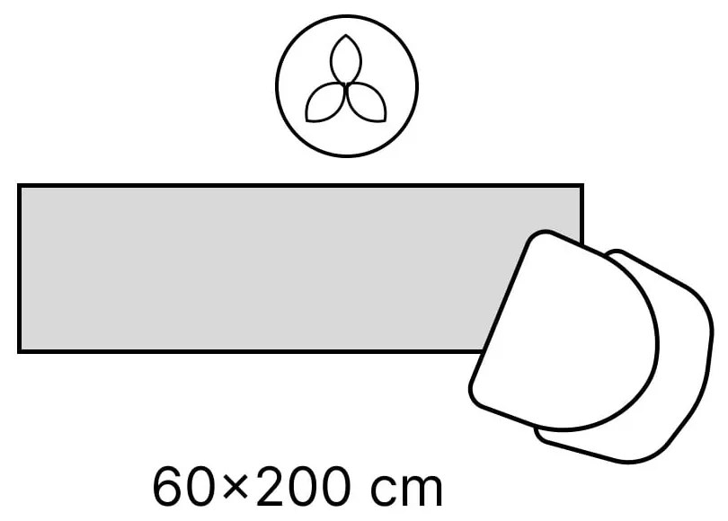 Червена двустранна ръчно изработена вълнена пътека 60x190 cm Kamal Kian – Nouristan
