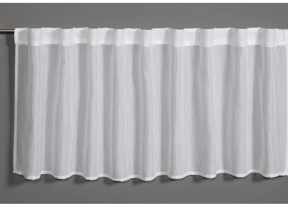 Бяла завеса 45x140 cm Jacquard-Voile - Gardinia