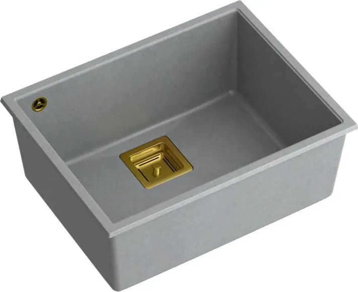 гранитна мивка DAVID 50 Grey Metallic