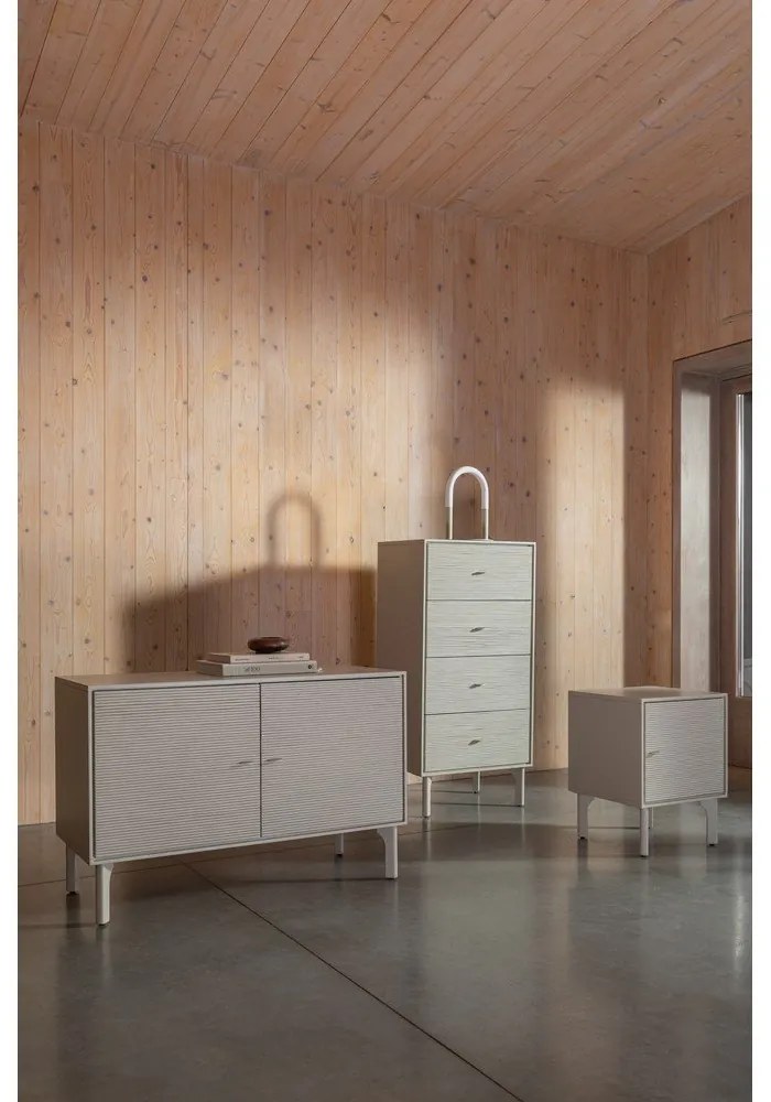 Светлосив скрин 108x70x45 cm Morning – Zuiver