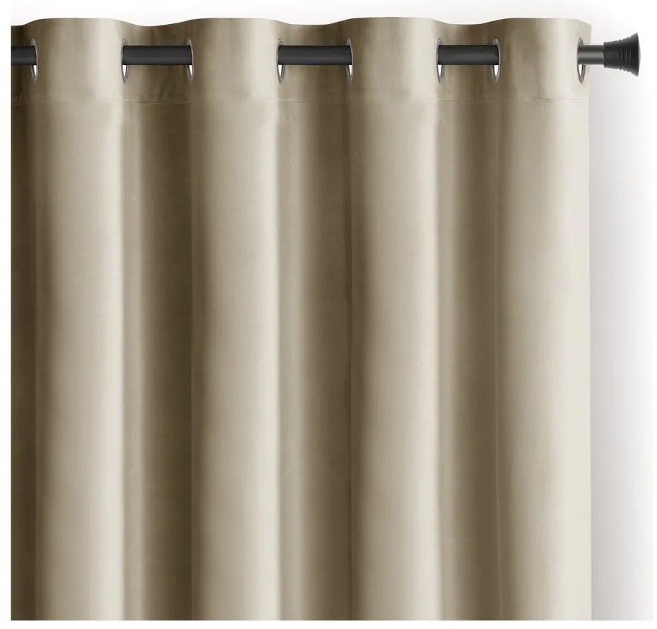 Кафяво/бежово dimout перде 140x270 cm Eyelets – Restilo