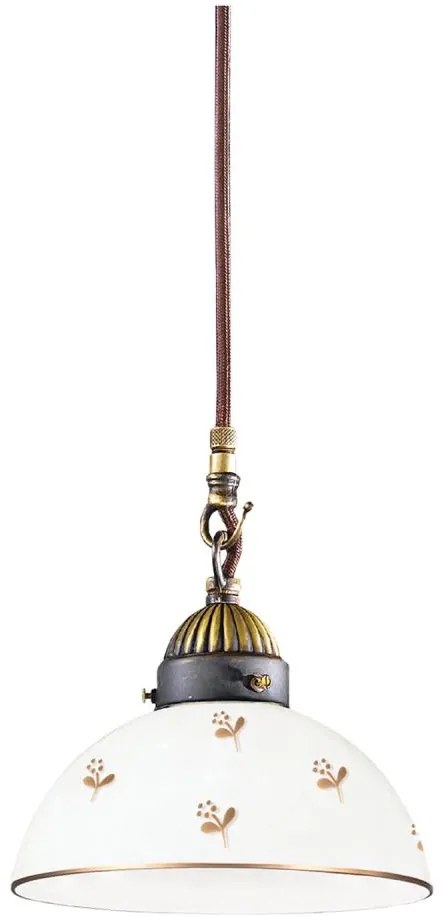 Kolarz 731.30.170- Подвесен полилей на кабел NONNA 1xE27/75W/230V Ø 20 см, с форма на цвете, розово злато