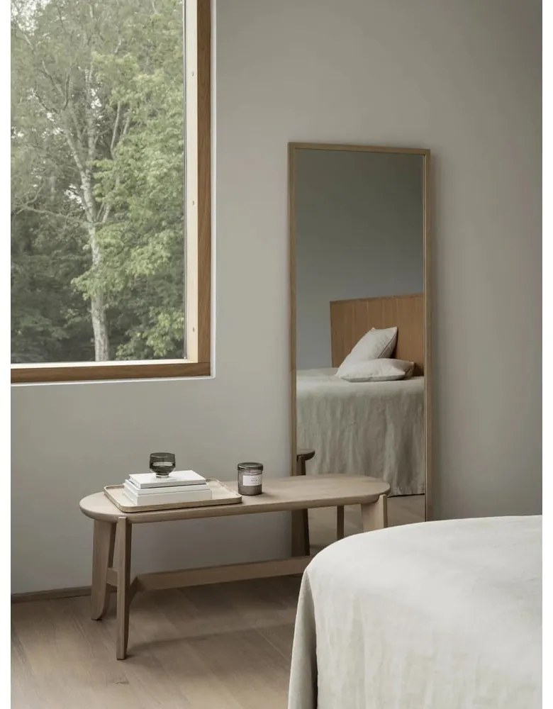 Стенно огледало с дървена рамка 60x170 cm Miro - Blomus