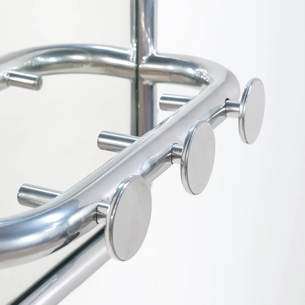 Метален панел за окачване сребърен Retro – Spinder Design