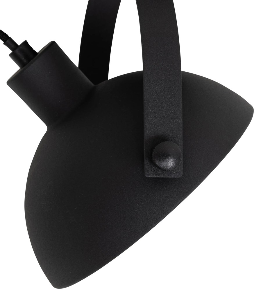 Индустриален плафон черен със злато 15 см регулируем - Magnax