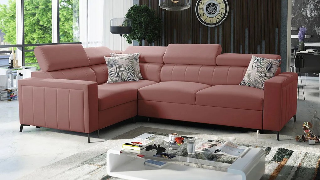 Ъглов диван Baltico II-Left-Roz