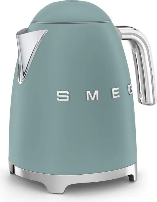 Електрическа кана SMEG KLF03EGMEU, 2400 W, 1.7 л, 360° основа, Матово покритие, Изумрудено зелено