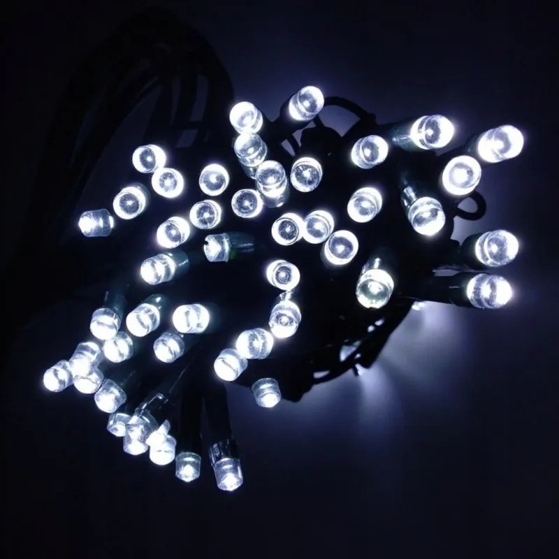 Коледно LED осветление студено бяло 300 LED/22 m