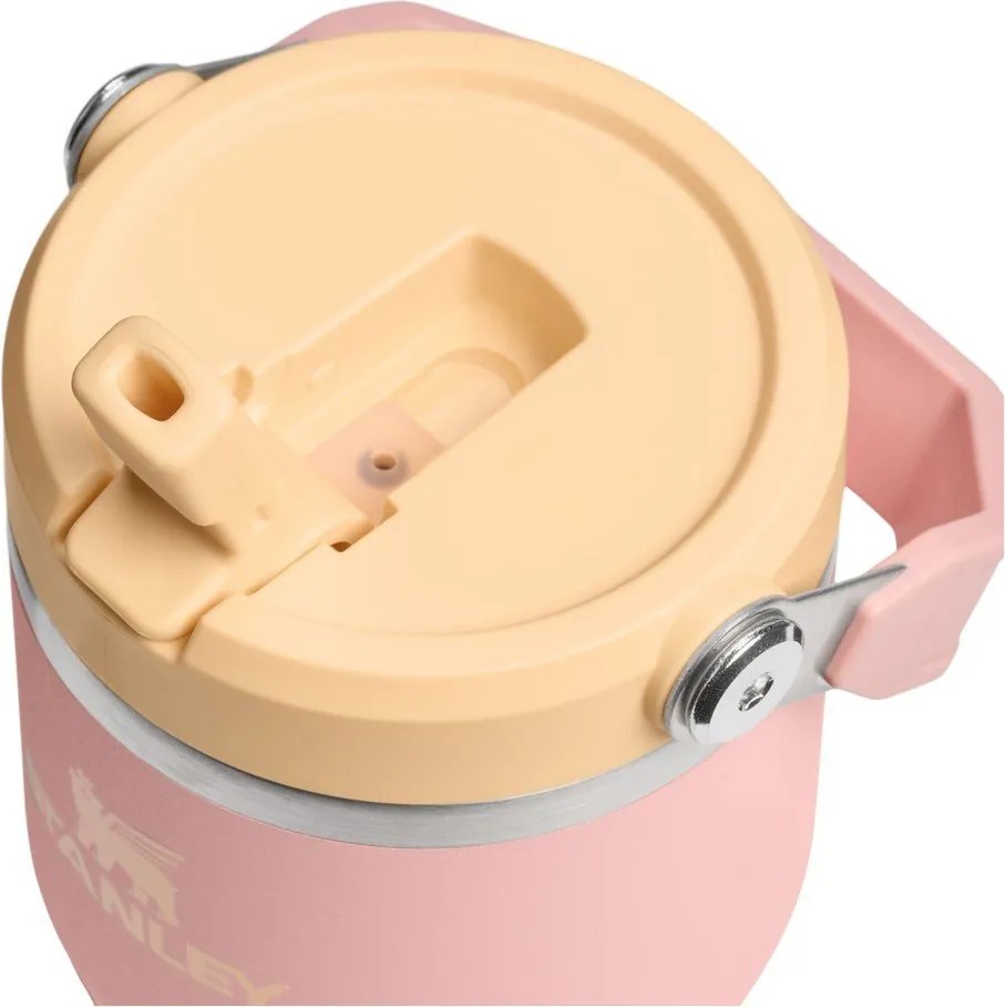 Прасковен термос от неръждаема стомана 600 ml IceFlow™ Flip Straw 2.0 Tumbler Peach Rose – Stanley