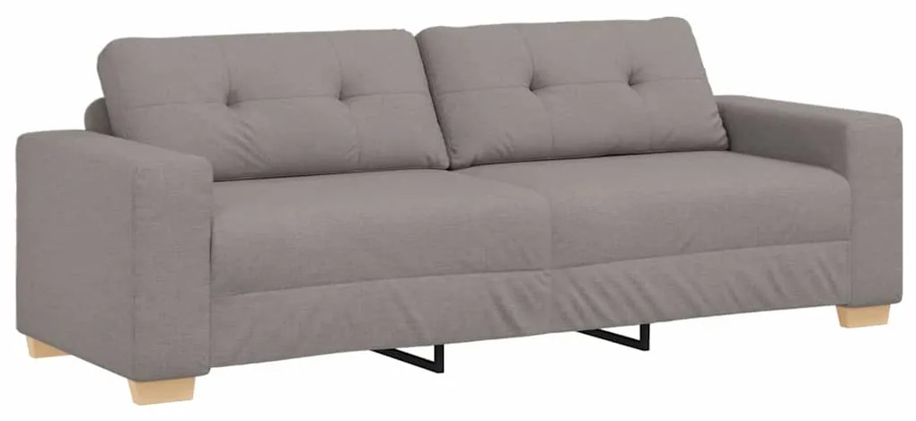 4105094 vidaXL Диван Таупе 221 x 78 x 80 см. текстил