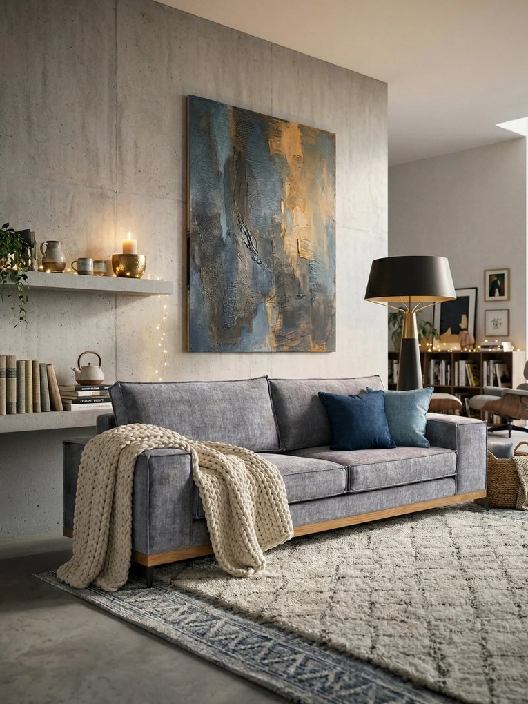 Диван Fredrik Триместен-Smoke