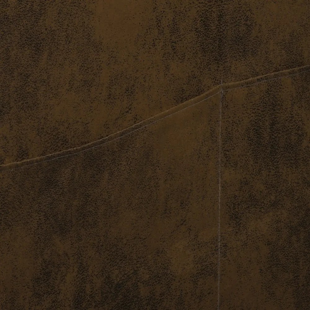 Кафяво кресло от изкуствена кожа Lofty Lilly – Miuform