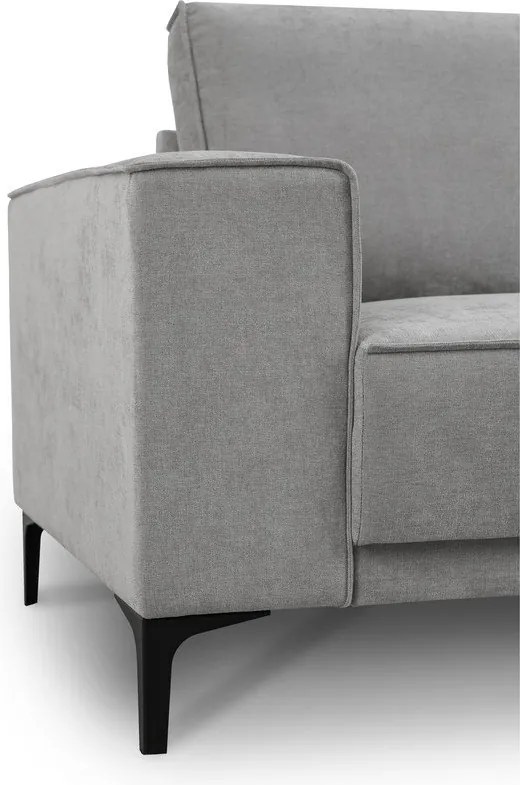 Сив ъглов диван (десен ъгъл/L форма) Copenhagen – Scandic