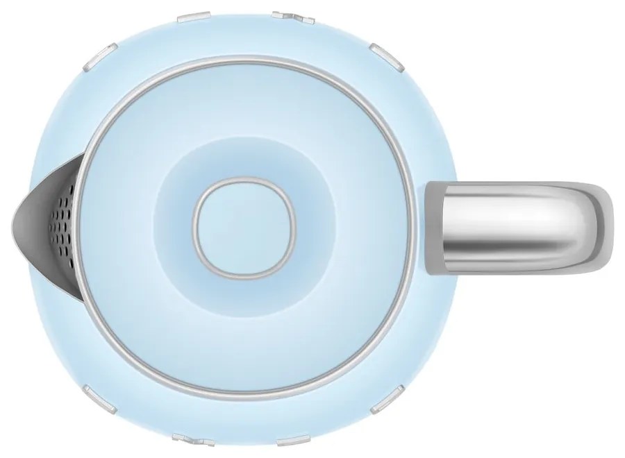 Светлосиня електрическа кана от неръждаема стомана 800 ml Retro Style – SMEG