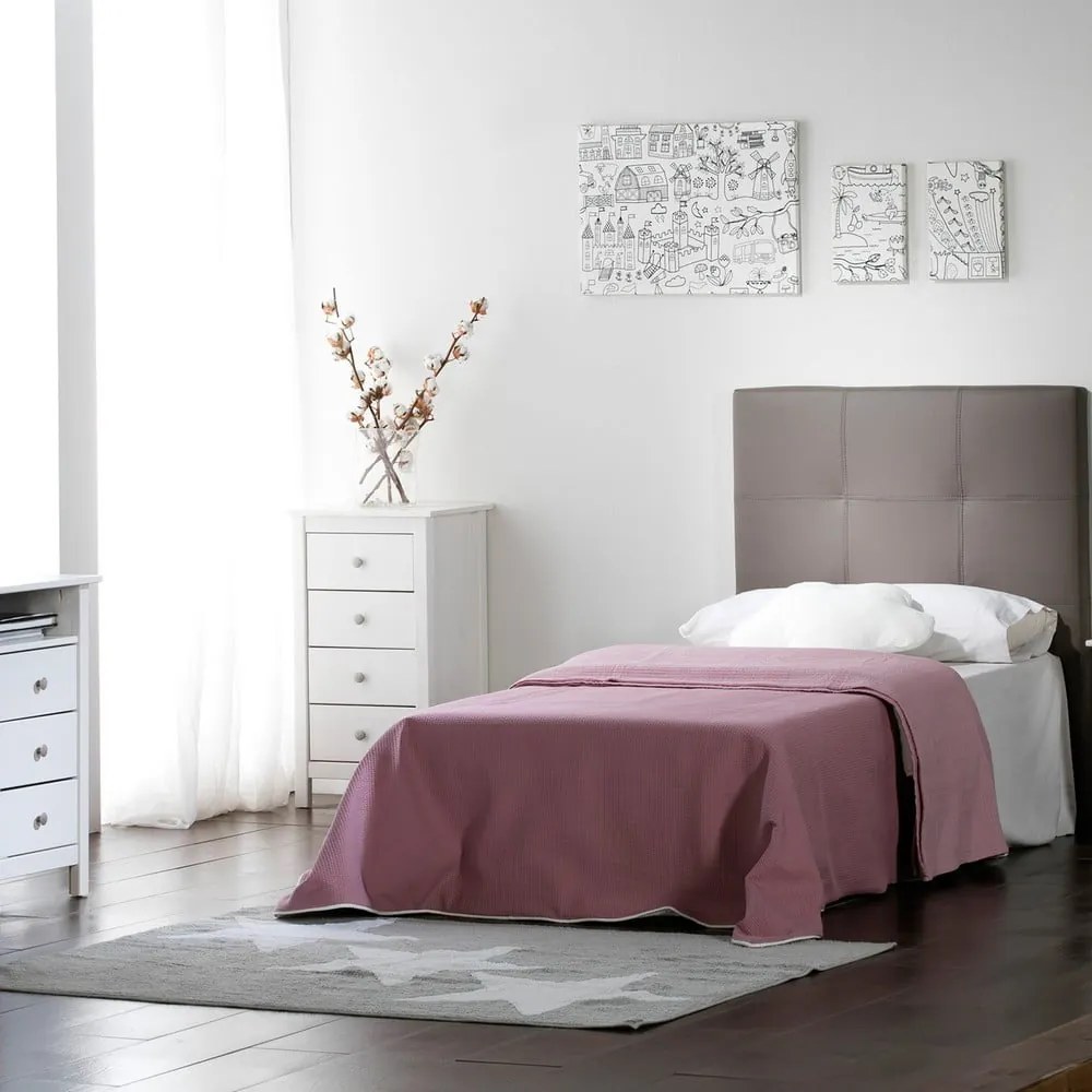 Бял висок скрин от масивен бор 46x80 cm Berna – Marckeric