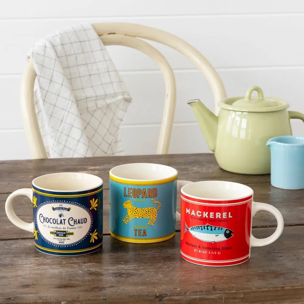 Тъмносиня/кремава керамична чаша 350 ml Chocolat Chaud – Rex London