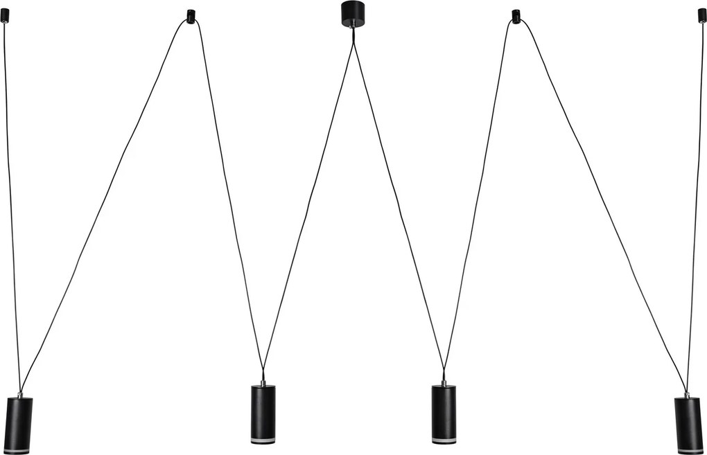 Rabalux Senobia Висящи осветителни тела IP20 GU10 4X MAX 5W K 73038