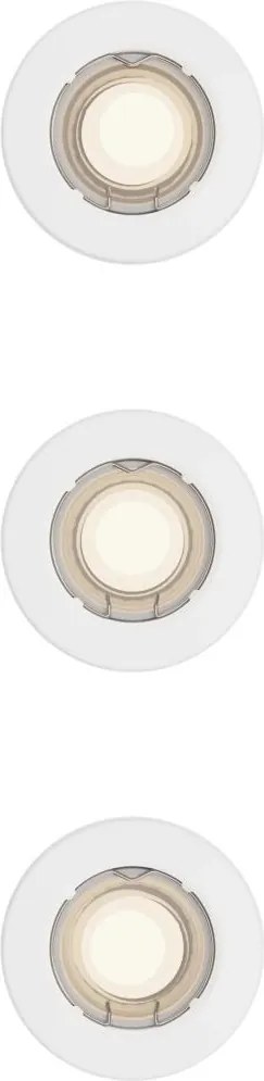 Philips - Комплект от 3 вградени осветителни тела PERIDOT 1xGU10/7W/230V, бели