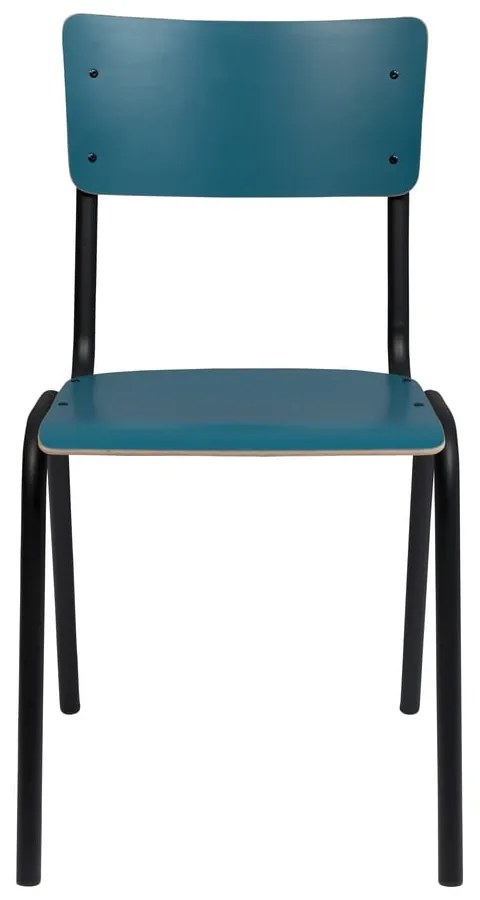 Трапезни столове в цвят петрол в комплект от 4 броя Back to school - Zuiver