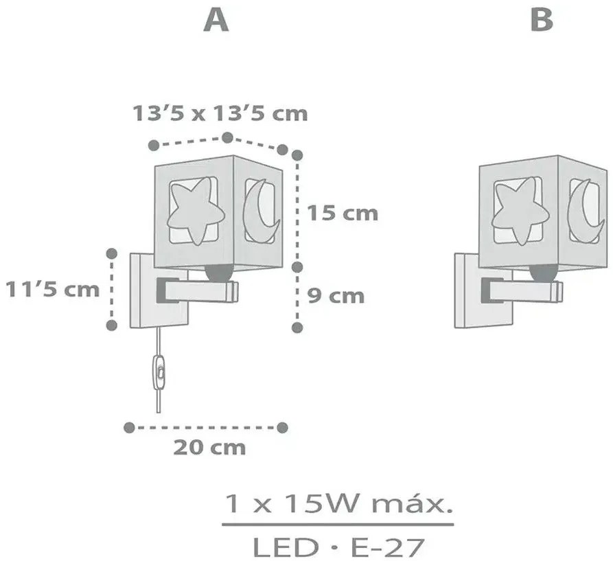 Аплик за стена Ango Estrella-Gkri