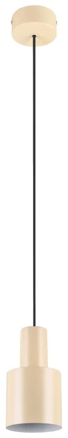 Жълто висящо осветително тяло с метален абажур ø 12 cm Agudo – Trio