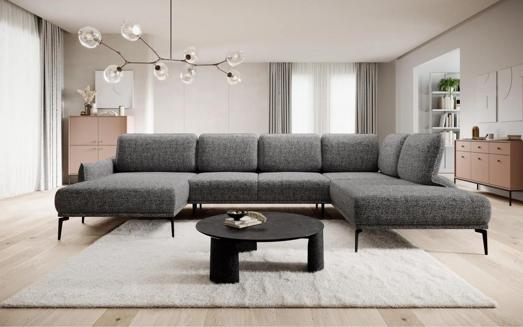 Ъглов диван Hydra Plus-Gkri-Right