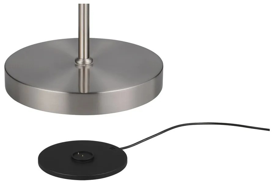 LED подова лампа сребърна (височина 160 cm) Moreno – Reality